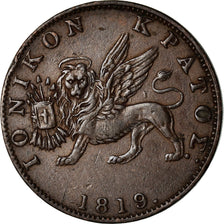 Coin, IONIAN ISLANDS, 2 Lepta, 1819, EF(40-45), Copper, KM:31