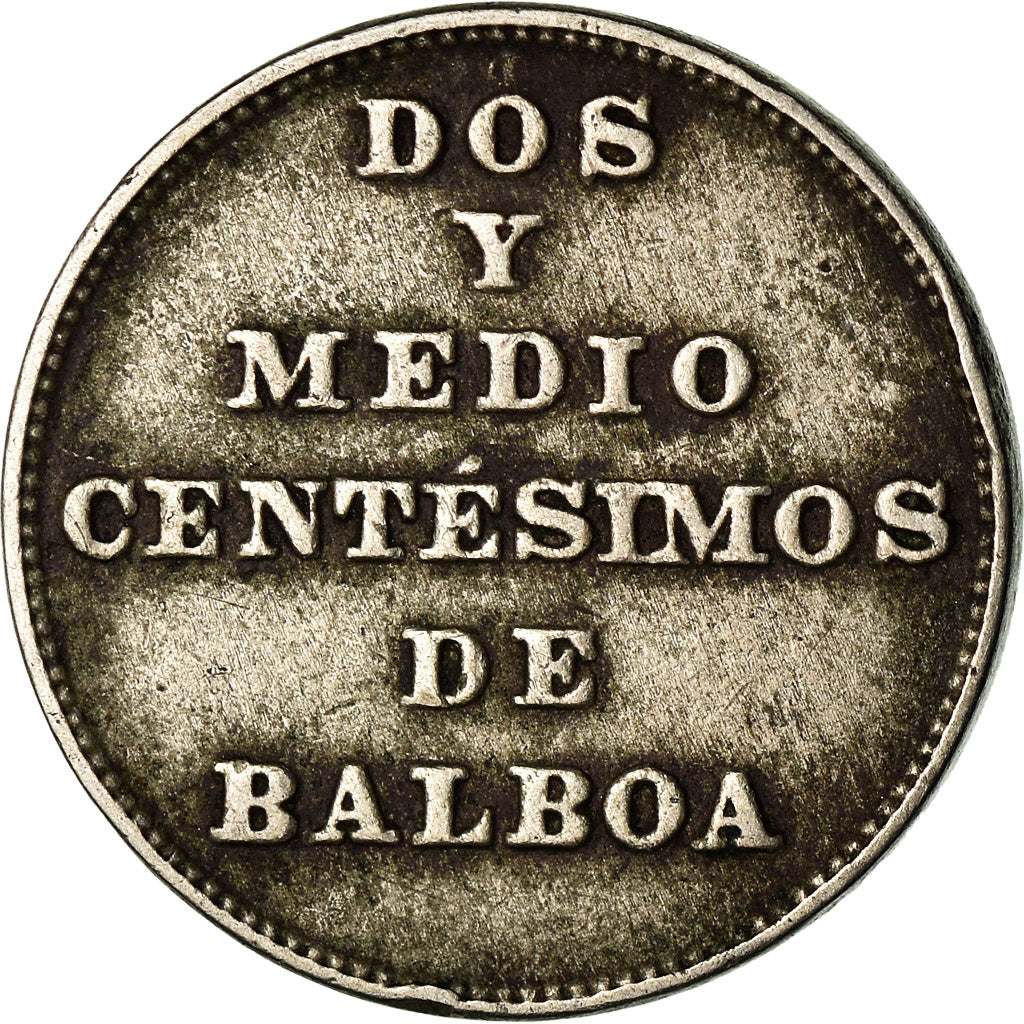 Coin, Panama, 2-1/2 Centesimos, 1929, VF(30-35), Copper-nickel, KM:8