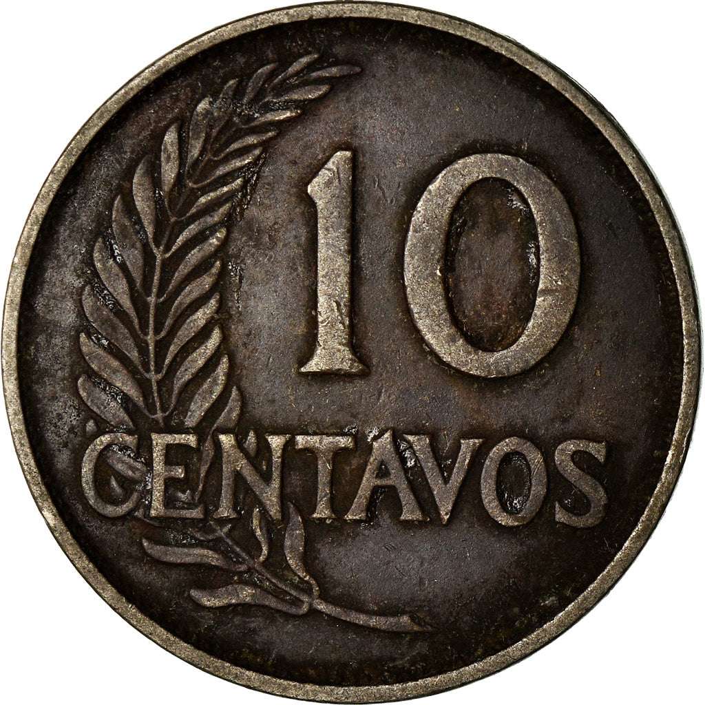 Münze, Peru, 10 Centavos, 1935, London, S+, Copper-nickel, KM:214.2