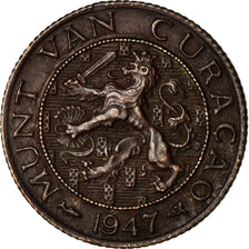 Moneta, Curaçao, Cent, 1947, Denver, BB, Bronzo, KM:41