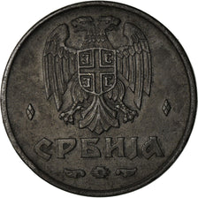 Coin, Serbia, 2 Dinara, 1942, EF(40-45), Zinc, KM:32