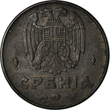 Coin, Serbia, Dinar, 1942, EF(40-45), Zinc, KM:31