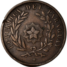 Munten, Paraguay, Centesimo, 1870, FR+, Koper, KM:2