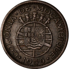 Coin, Mozambique, 20 Centavos, 1950, EF(40-45), Bronze, KM:75