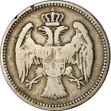 Coin, Serbia, Milan I, 20 Para, 1884, VF(30-35), Copper-nickel, KM:20