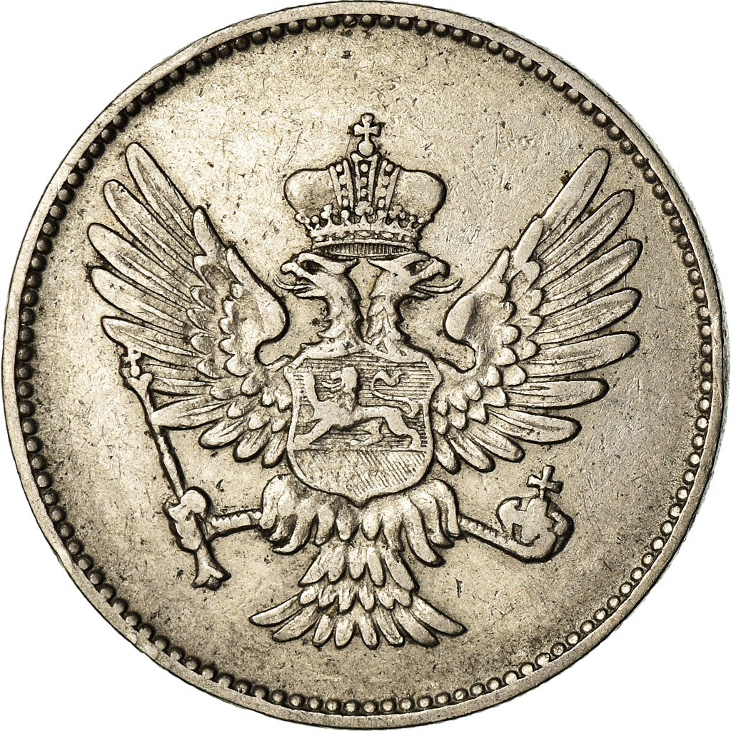 Moneda, Montenegro, Nicholas I, 20 Para, 1908, MBC, Níquel, KM:4