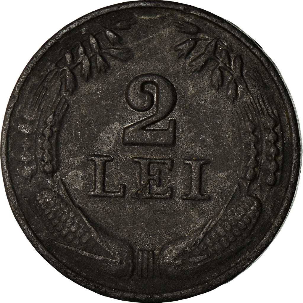 Münze, Rumänien, Mihai I, 2 Lei, 1941, SS, Zinc, KM:58