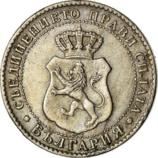 Moneta, Bulgaria, Ferdinand I, 10 Stotinki, 1888, BB, Rame-nichel, KM:10