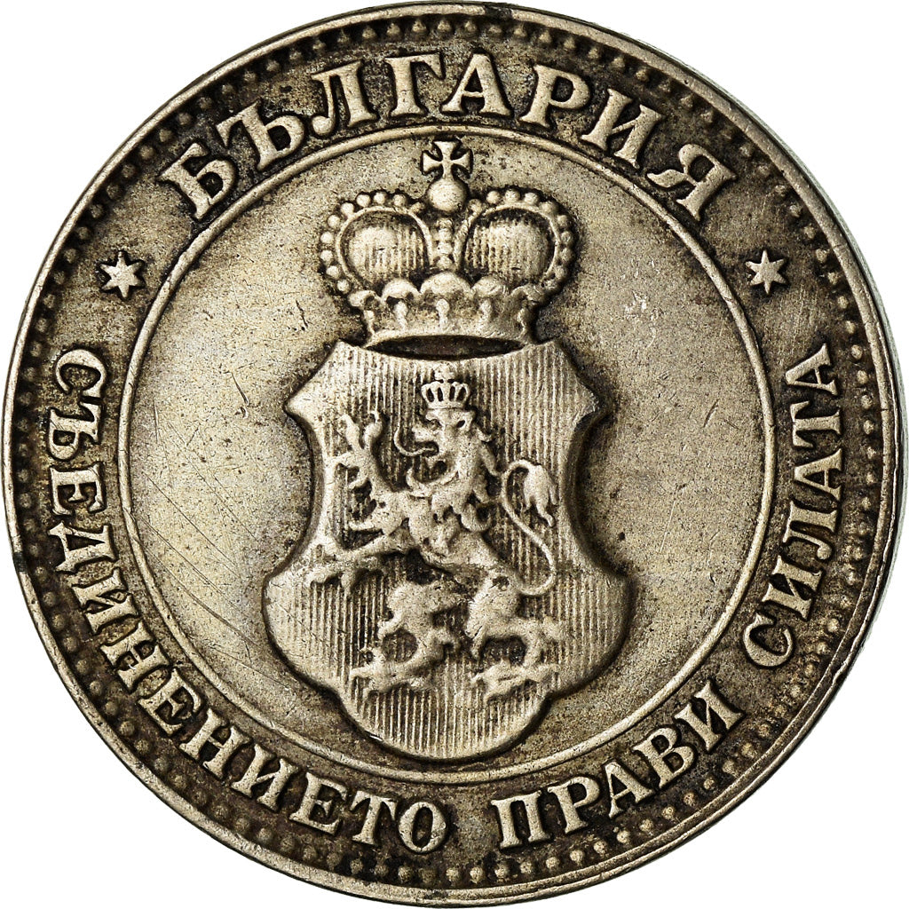 Coin, Bulgaria, 20 Stotinki, 1912, VF(30-35), Copper-nickel, KM:26