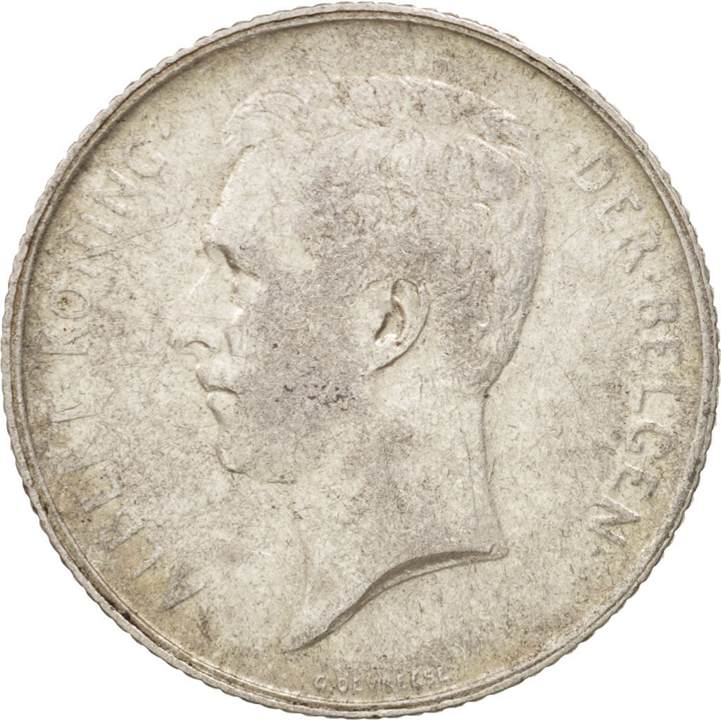 Belgium, Franc, 1911, VF(30-35), Silver, KM:73.1