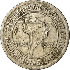 Coin, Brazil, 400 Reis, 1932, VF(20-25), Copper-nickel, KM:529