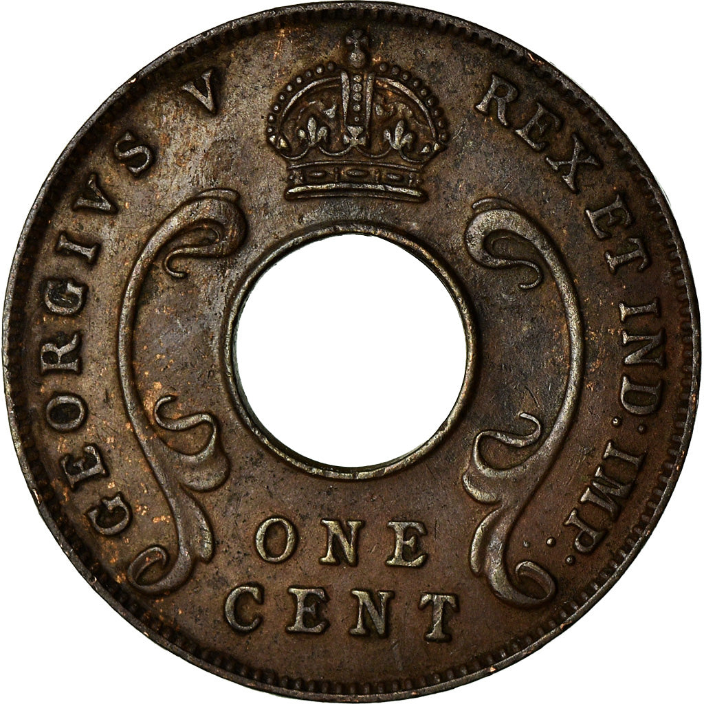 Coin, EAST AFRICA, George V, Cent, 1930, EF(40-45), Bronze, KM:22