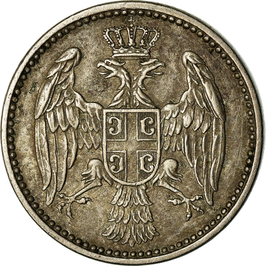 Coin, Serbia, Milan I, 5 Para, 1912, VF(30-35), Copper-nickel, KM:18