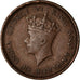Coin, Ceylon, George VI, 1/2 Cent, 1937, VF(30-35), Copper, KM:110