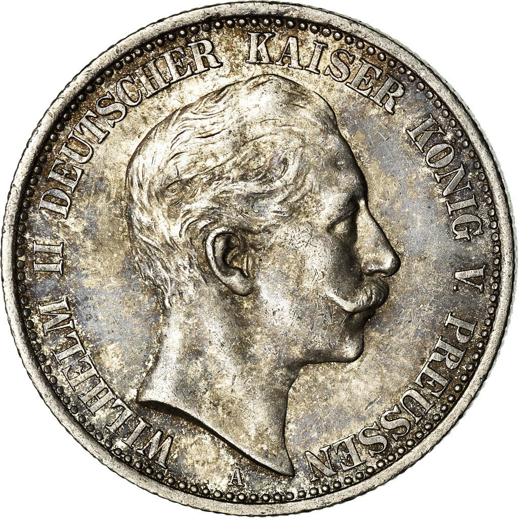 Münze, Deutsch Staaten, PRUSSIA, Wilhelm II, 2 Mark, 1905, Berlin, VZ, Silber