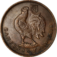 Coin, Cameroon, Franc, 1943, Pretoria, AU(55-58), Bronze, KM:5
