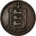 Coin, Guernsey, Double, 1830, Heaton, VF(20-25), Copper, KM:1