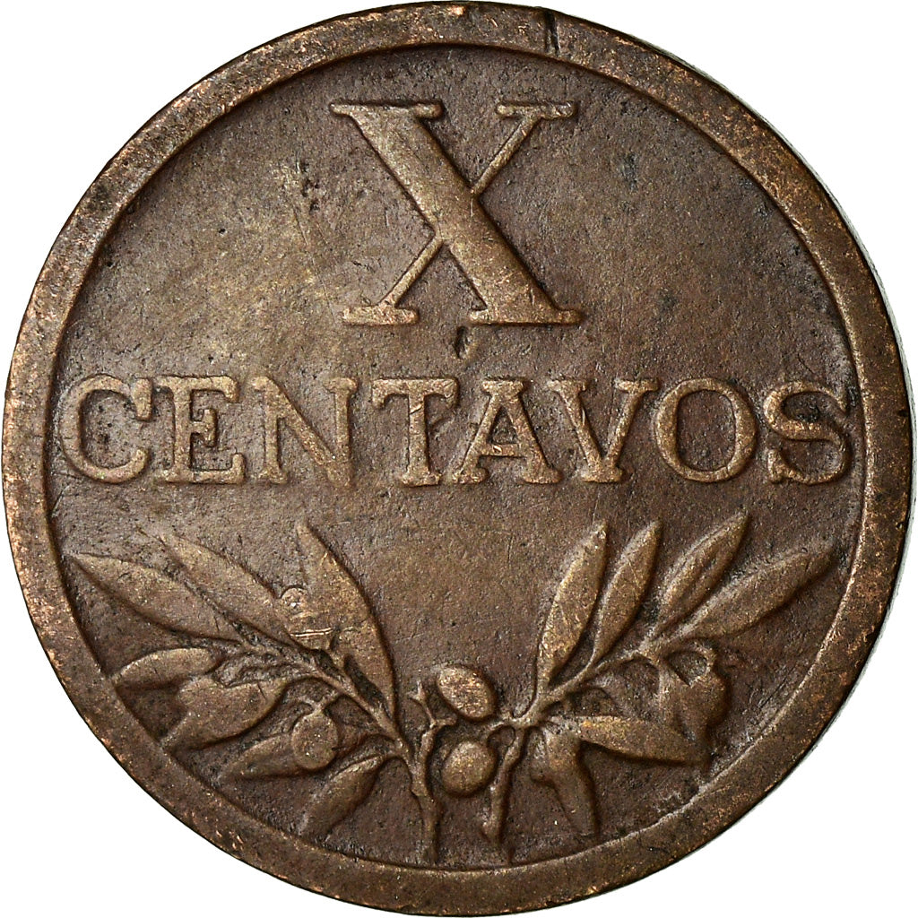 Münze, Portugal, 20 Centavos, 1953, S+, Bronze, KM:584