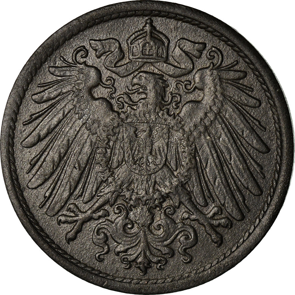Coin, GERMANY - EMPIRE, 10 Pfennig, 1921, Berlin, EF(40-45), Zinc, KM:26
