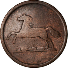 Münze, Deutsch Staaten, HANNOVER, Georg V, 2 Pfennig, 1854, S, Kupfer, KM:217