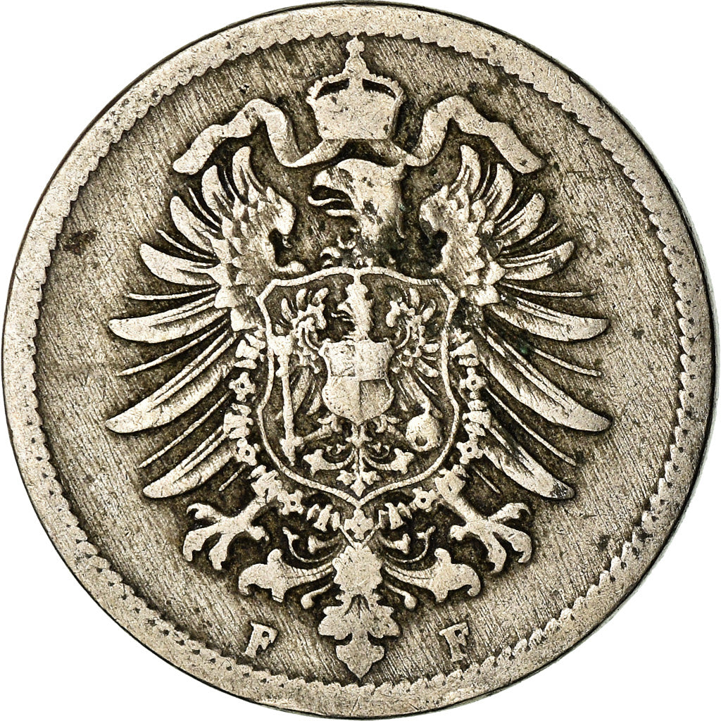 Coin, GERMANY - EMPIRE, Wilhelm I, 10 Pfennig, 1889, Stuttgart, F(12-15)