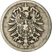 Coin, GERMANY - EMPIRE, Wilhelm I, 10 Pfennig, 1889, Stuttgart, F(12-15)