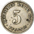 Moneda, ALEMANIA - IMPERIO, Wilhelm II, 5 Pfennig, 1902, Munich, BC+, Cobre -