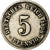 Moneda, ALEMANIA - IMPERIO, Wilhelm II, 5 Pfennig, 1898, Stuttgart, BC+, Cobre -