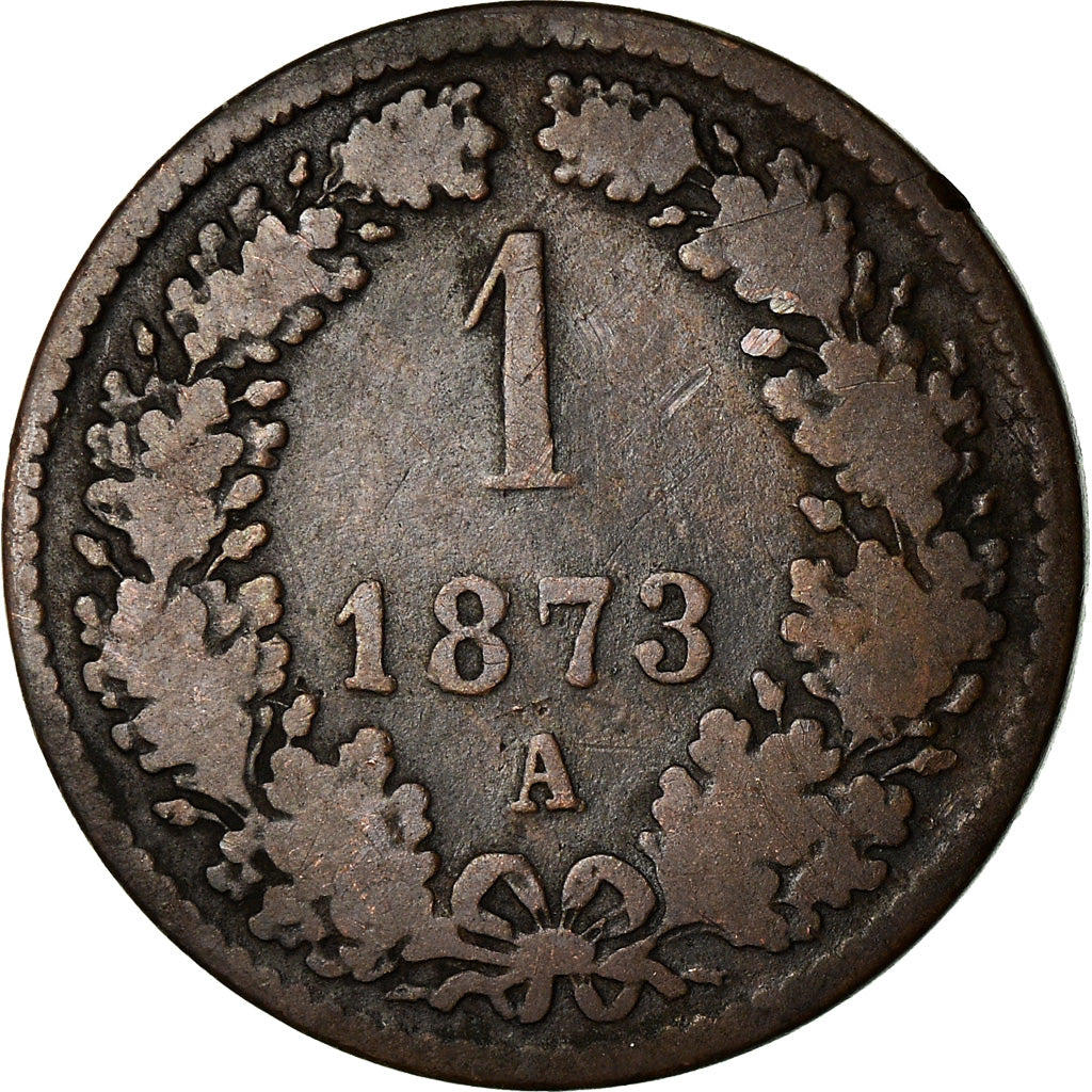 Coin, Austria, Franz Joseph I, Kreuzer, 1873, VF(20-25), Copper, KM:2186