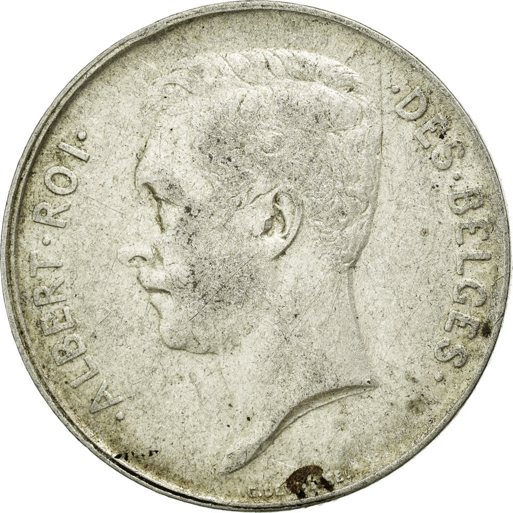 Coin, Belgium, Franc, 1913, VF(30-35), Silver, KM:72