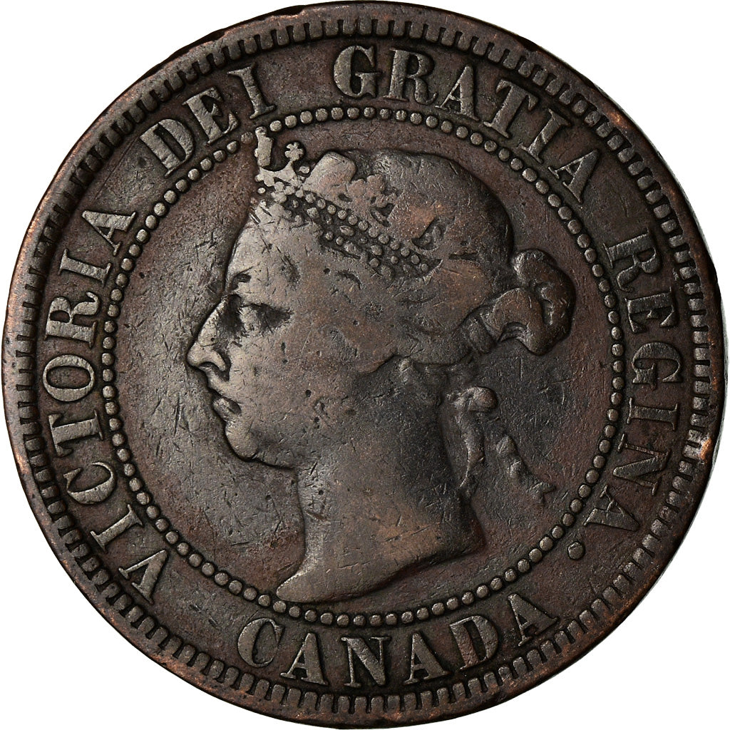 Monnaie, Canada, Victoria, Cent, 1890, Royal Canadian Mint, TB, Bronze, KM:7