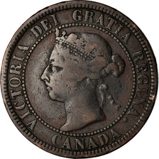 Monnaie, Canada, Victoria, Cent, 1890, Royal Canadian Mint, TB, Bronze, KM:7