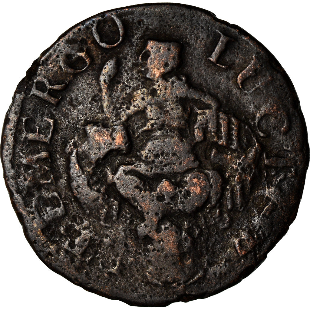 Coin, Netherlands, ZEELAND, Duit, 1689, VF(20-25), Copper, KM:55