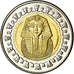 Coin, Egypt, Pound, 2007/AH1428, Cairo, MS(63), Bi-Metallic, KM:940a