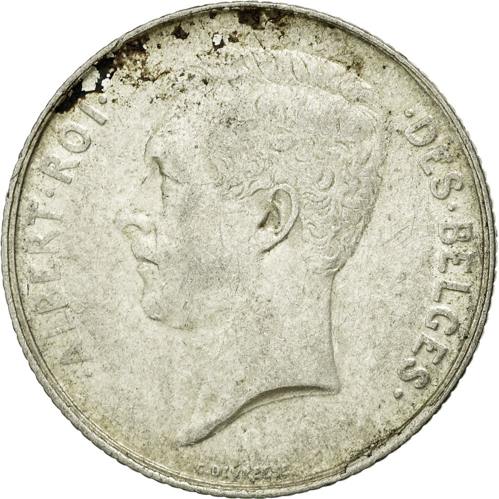 Coin, Belgium, Franc, 1913, VF(30-35), Silver, KM:72