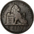 Moneda, Bélgica, Leopold II, 2 Centimes, 1874, BC, Cobre, KM:35.1