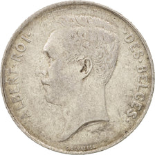 Belgio, Franc, 1913, MB+, Argento, KM:72