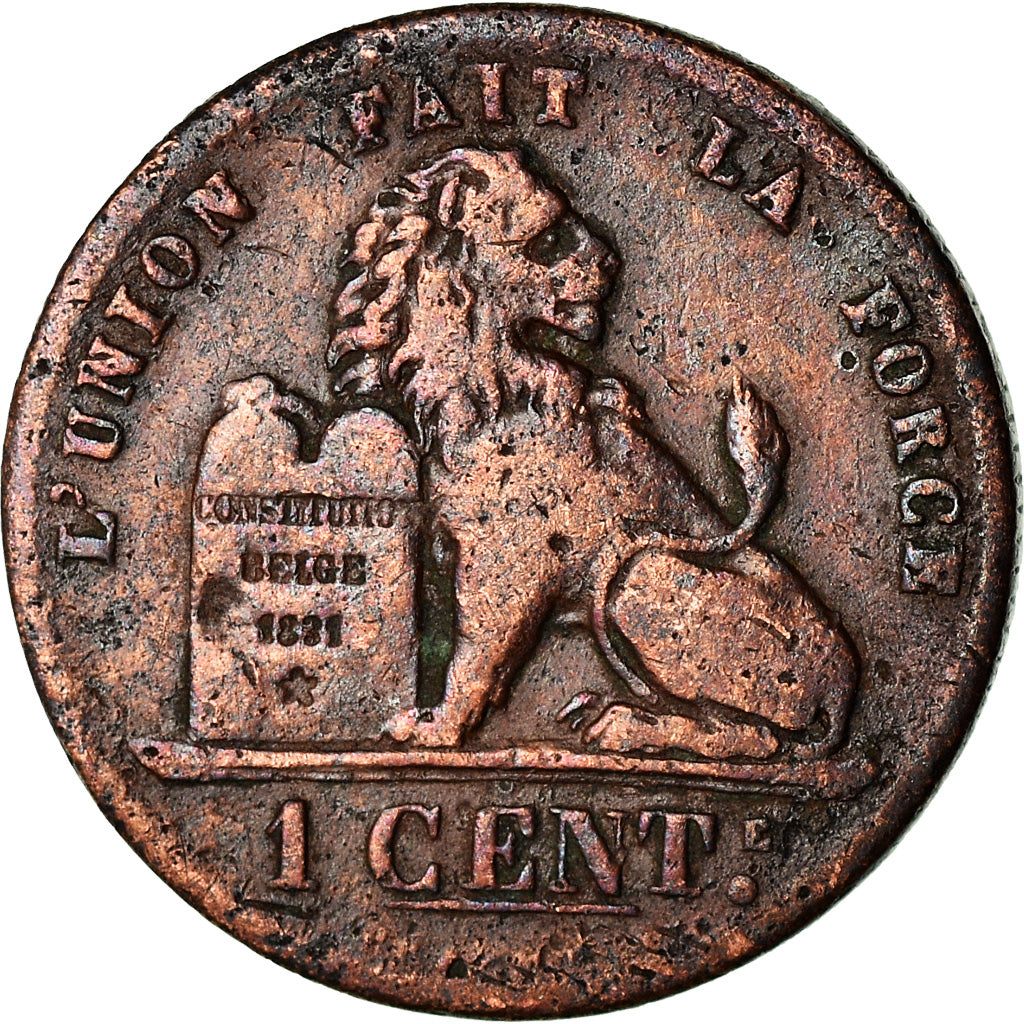 Coin, Belgium, Leopold II, Centime, 1869, VF(30-35), Copper, KM:33.1