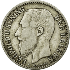Coin, Belgium, Leopold II, Franc, 1887, VF(30-35), Silver, KM:29.1