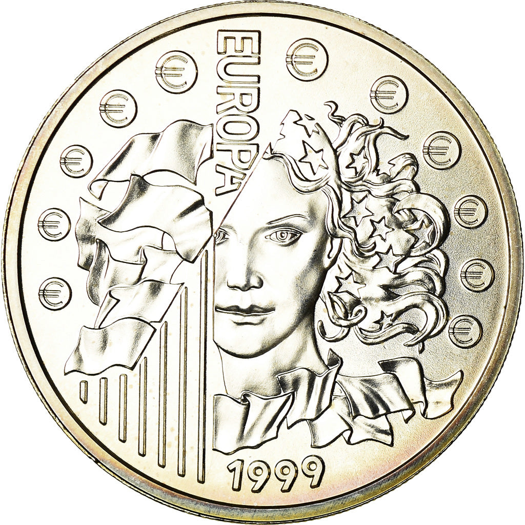 Moneta, Francia, 6.55957 Francs, 1999, Paris, SPL, Argento, KM:1254