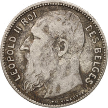 Coin, Belgium, Franc, 1909, VF(30-35), Silver, KM:56.1