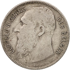 Belgium, Franc, 1909, VF(30-35), Silver, KM:57.1