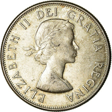Monnaie, Canada, Elizabeth II, 50 Cents, 1959, Royal Canadian Mint, Ottawa, TTB