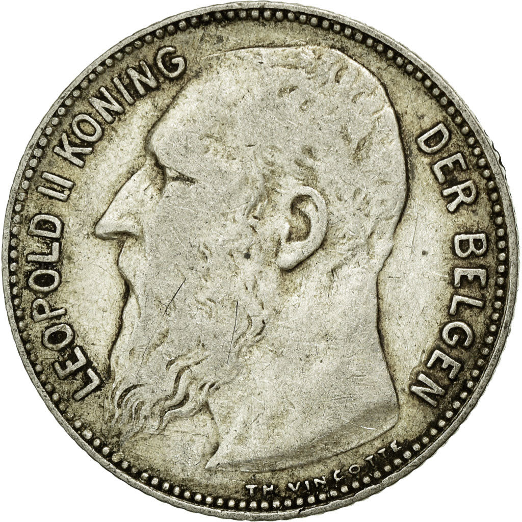 Coin, Belgium, Franc, 1909, VF(30-35), Silver, KM:57.1