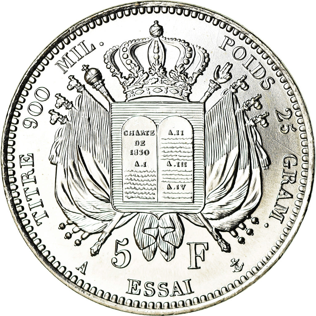 France, 10 Euro, Charte de 1830, 2019, MS(63), Silver, KM:New