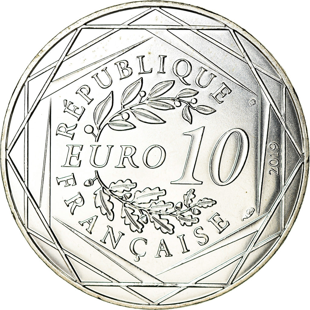 France, 10 Euro, Aliénor d'Aquitaine, 2019, MS(63), Silver, KM:New