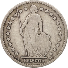 Switzerland, Franc, 1894, Paris, VF(20-25), Silver, KM:24