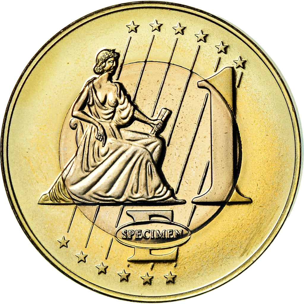 Vatican, Euro, 1998, unofficial private coin, MS(63), Bi-Metallic