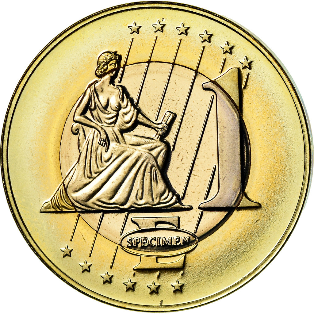 Vatican, Euro, 1998, unofficial private coin, MS(63), Bi-Metallic