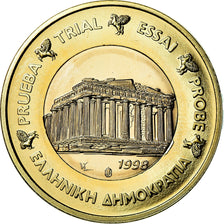 Greece, Euro, 1998, unofficial private coin, MS(63), Bi-Metallic